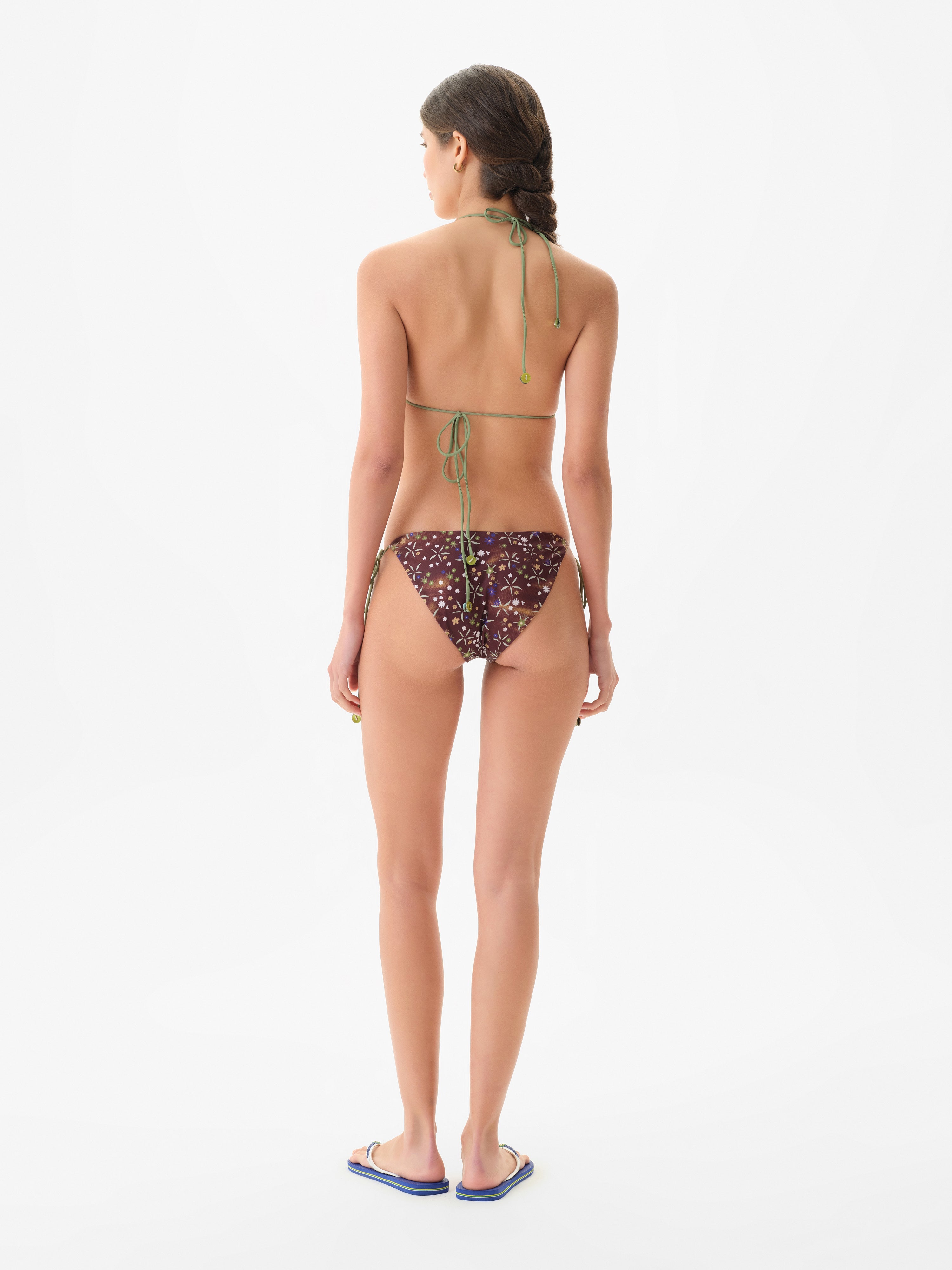 ROM - Tie-detailed low-rise bikini briefs