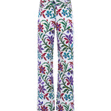 ROUX - Floral printed straight-leg low-rise pants