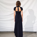 ROXY - Stretch jersey ruched maxi dress