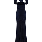 ROXY - Stretch jersey ruched maxi dress