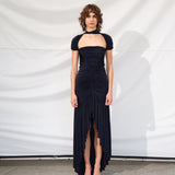 ROXY - Stretch jersey ruched maxi dress