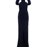 ROXY - Stretch jersey ruched maxi dress