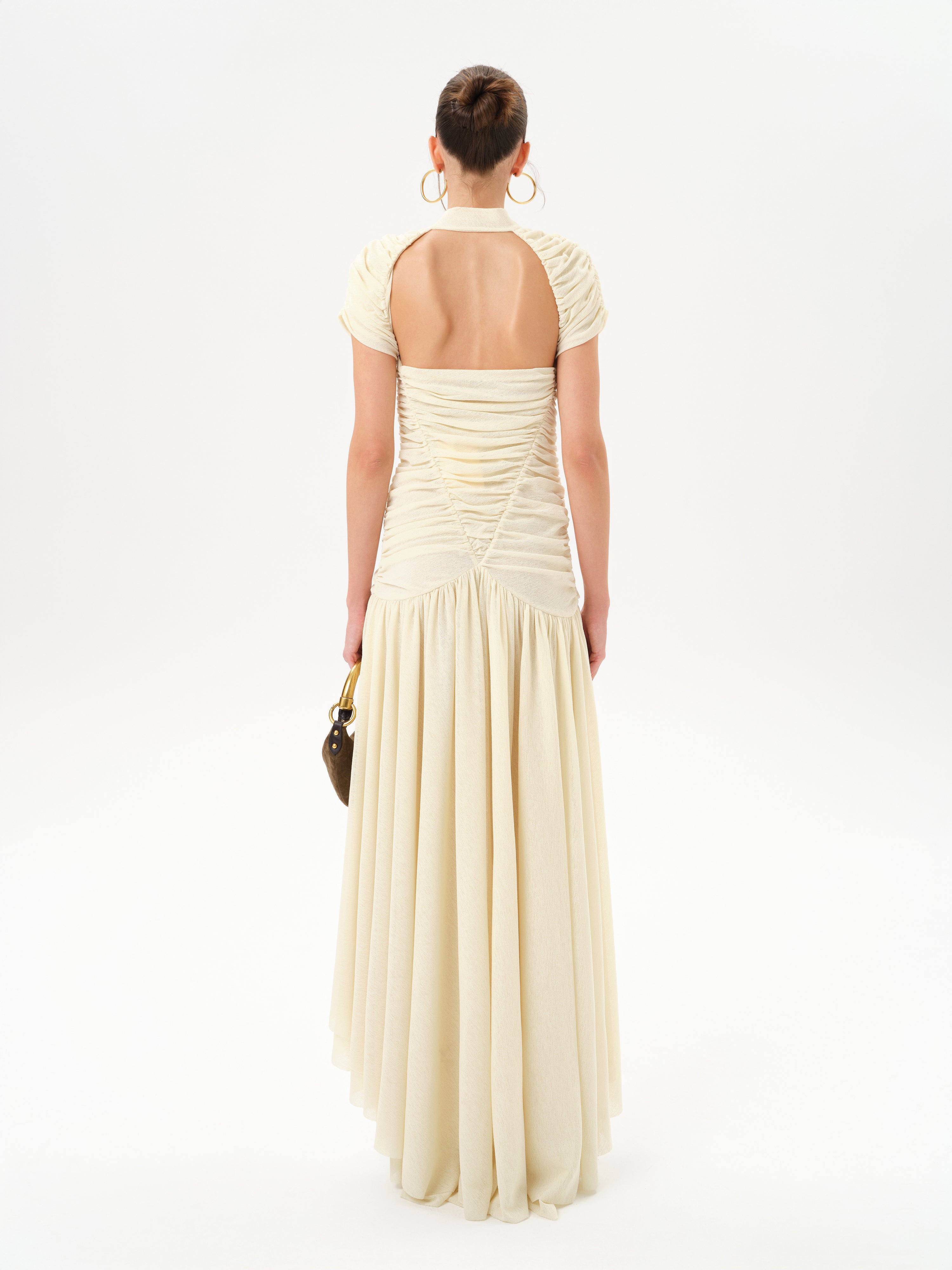 roxy open back dress Roxy Gown | Backless Halter Wedding Dress