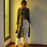SAVINA - Lace trimmed drawstring cotton pants with fringed hems