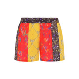 SHOL - Printed cotton mini shorts with elasticated waistband