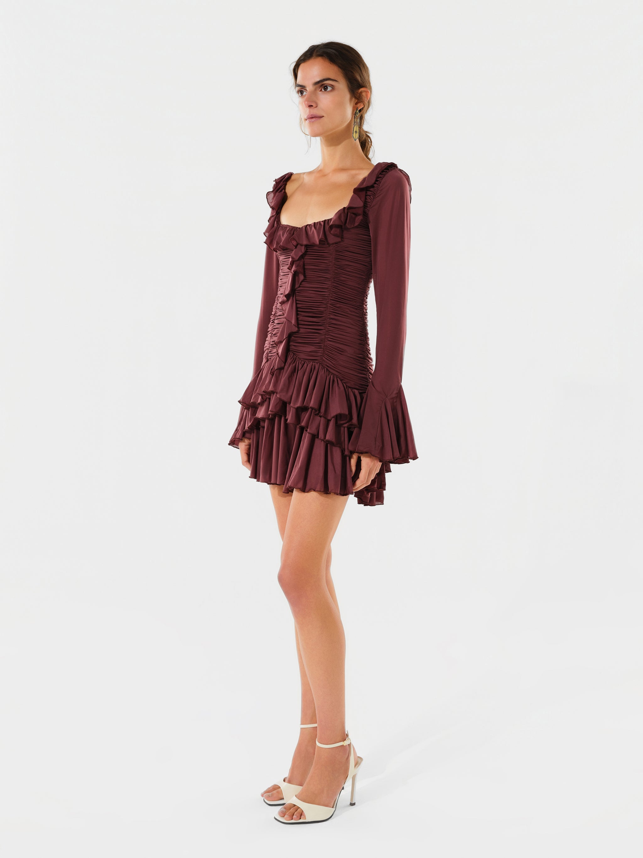 GEMMY - Mini dress with layered ruffle detail