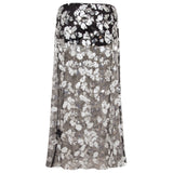 WELLS - Sequin-embellished sheer midi skirt with mini shorts
