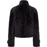 SIRA - Cropped sheepskin fur jacket