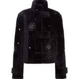 SIRA - Cropped sheepskin fur jacket