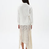 ARBENA - Button-down shirt with detachable mini-pouch