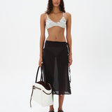 AGNET - Embellished knit bralette
