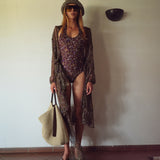 DAISY - Floral scoop-neck swimsuit