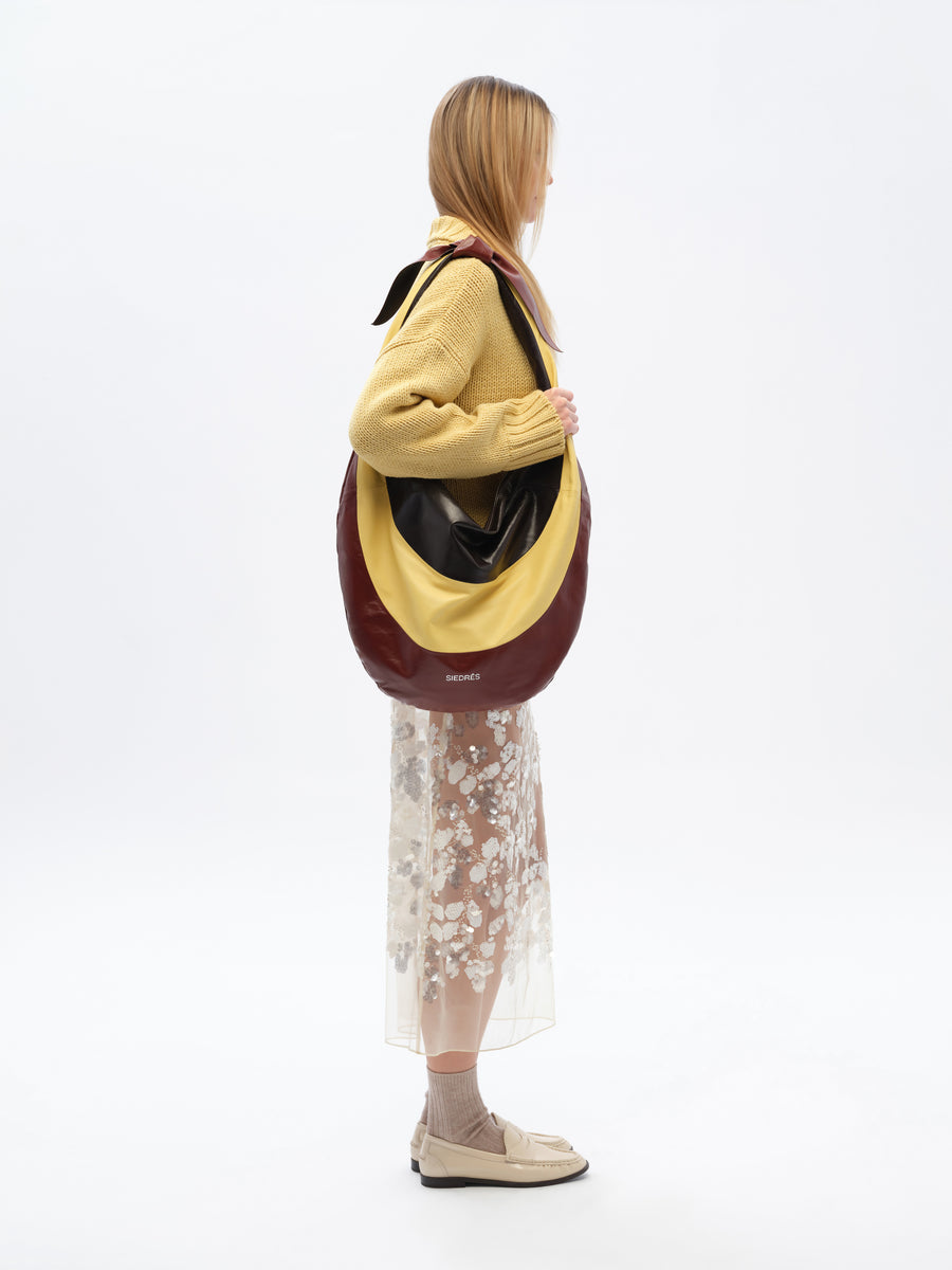 SHRIMP - Oversized patchwork hobo bag