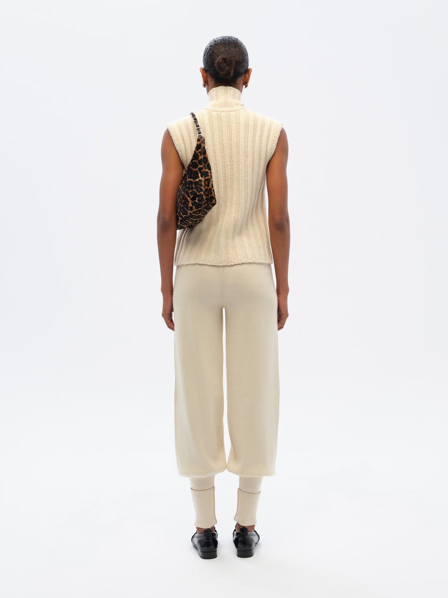 ROSENA - Pleated knit harem pants