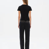 BRITY - Low-rise straight-leg embellished pants