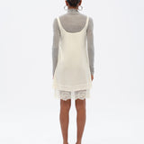 ZAYE - Square neck mini dress with lace lining