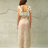 TALLULA - Bow detailed embellished maxi dress