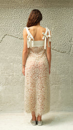 TALLULA - Bow detailed embellished maxi dress