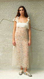 TALLULA - Bow detailed embellished maxi dress