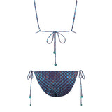 VICKY - Tie-detailed low-rise bikini briefs