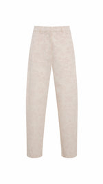 NIXIE - Embroidered straight-fit trousers