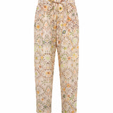 TAYLOR - Printed semi-sheer organza trousers