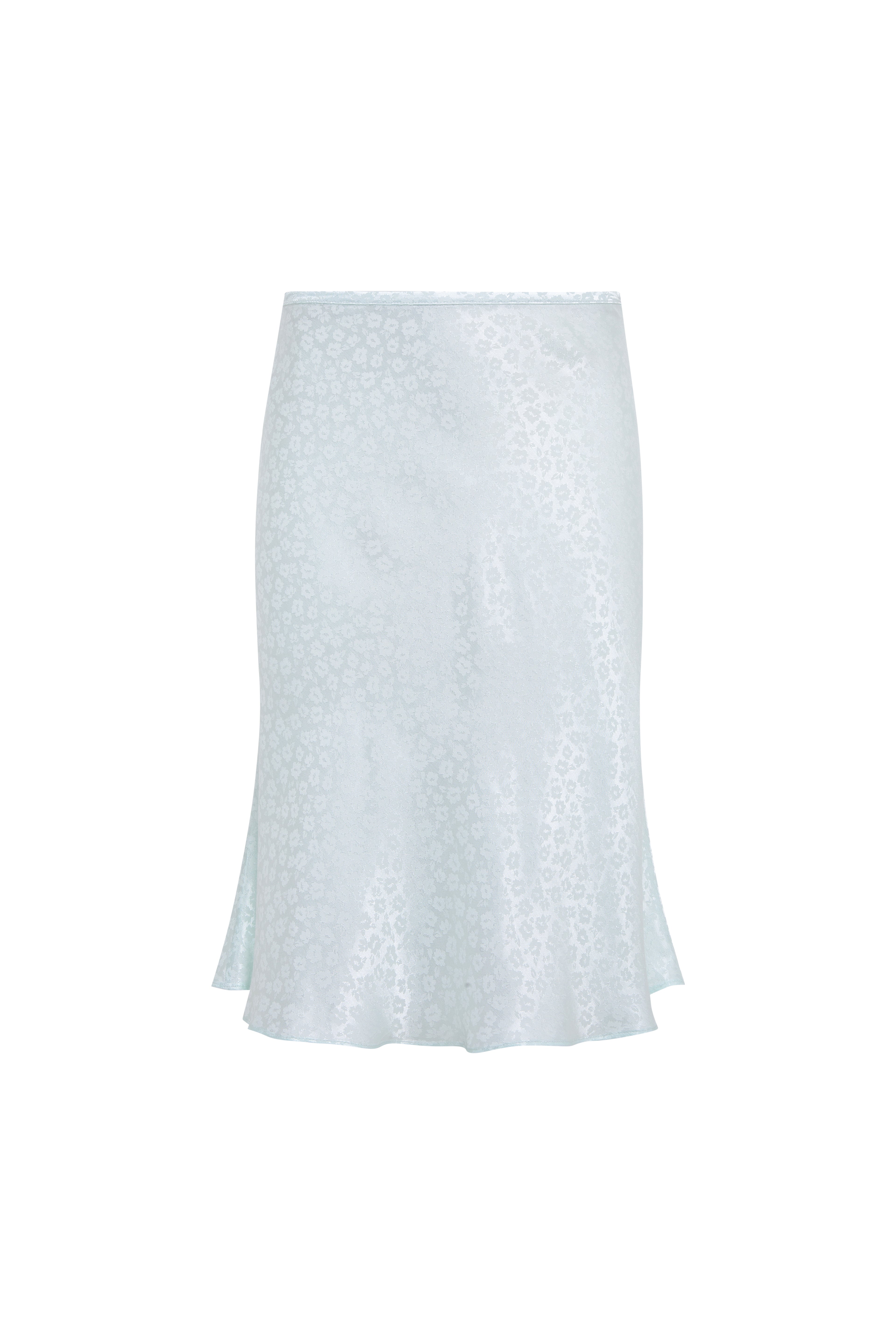 COLETTE - Jacquard satin midi skirt