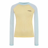 TILLY - Two-tone mesh long sleeve top