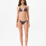 VICKY - Tie-detailed low-rise bikini briefs