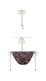 JUNIPER - Printed triangle bikini top