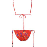 GIA - Printed triangle bikini top