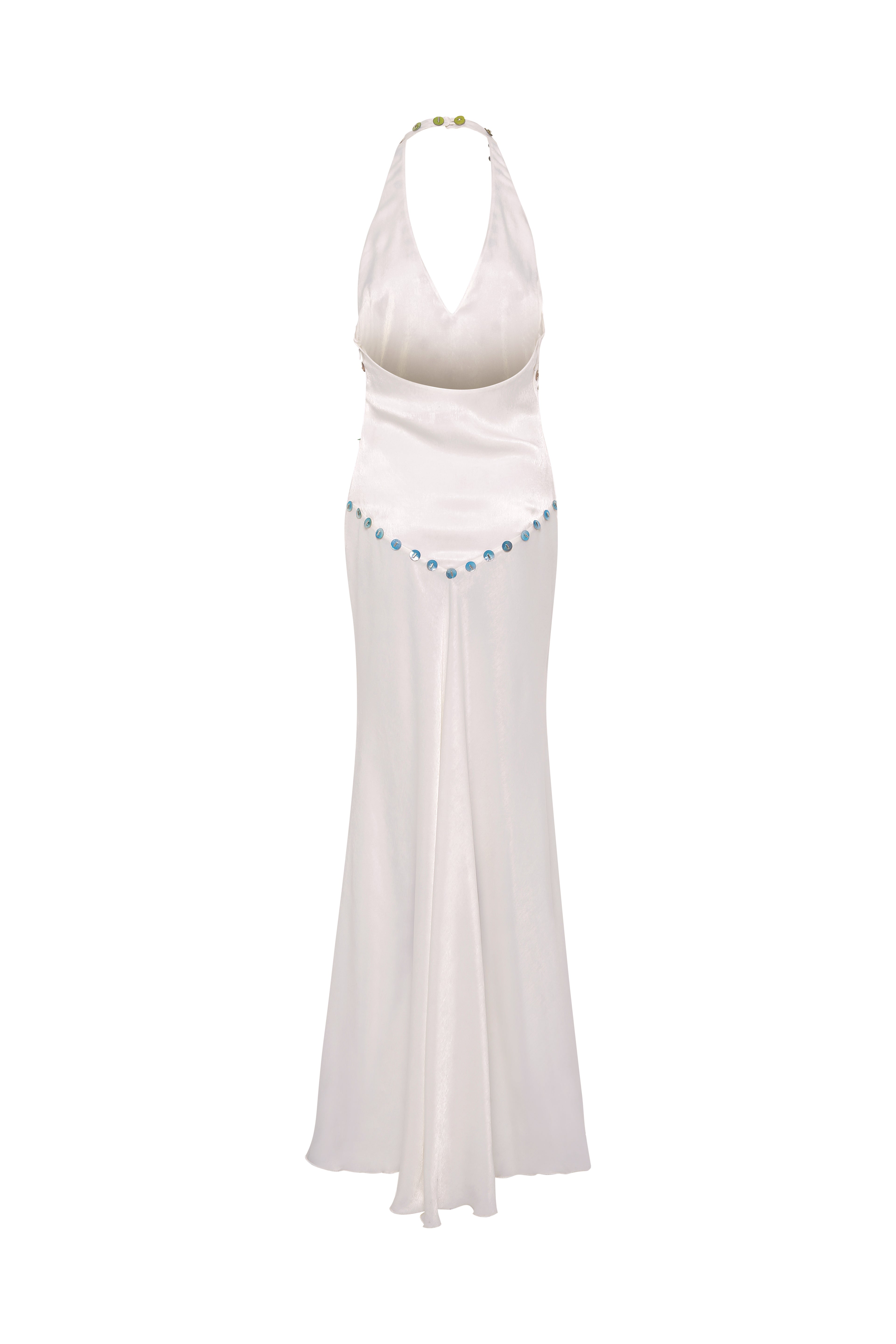 beaded silk dress VICKA