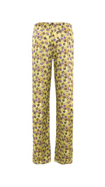 MANOCE - Front tie satin wide-leg pants