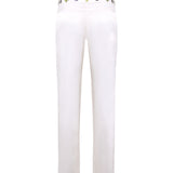 BRITY - Low-rise straight-leg embellished pants