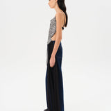 ZAYA - Embellished sequin top with a deep V neckline