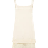 ZAYE - Square neck mini dress with lace lining