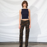 ZELNA - Fitted jersey top with stud details