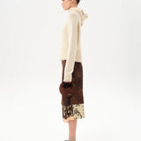 ZOE - Patchwork skirt with side tie