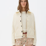 LIETAN - Trim detailed jacket with front pockets