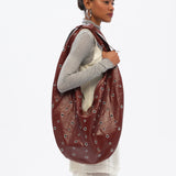 SHRIMP - Oversized leather hobo bag