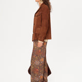 MANOCE - Striped wide-leg scarf detailed drawstring pants