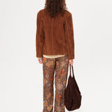 MANOCE - Striped wide-leg scarf detailed drawstring pants