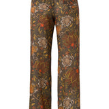 MANOCE - Striped wide-leg scarf detailed drawstring pants