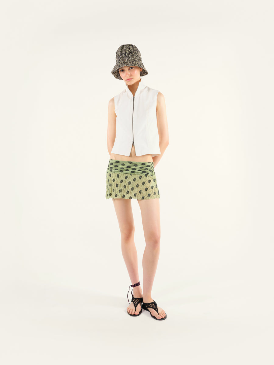 REMI - Ruched mini skirt