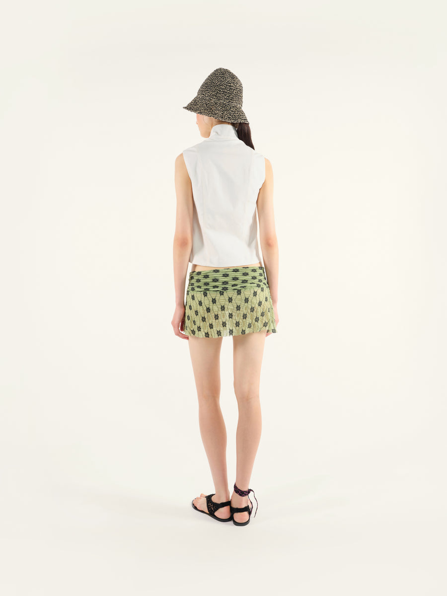 REMI - Ruched mini skirt