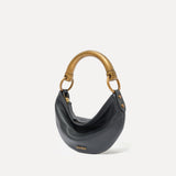 CHÉRIE SMALL - Mini hobo bag with metal top handle