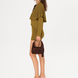 SOU - Belt detailed mini knit shorts